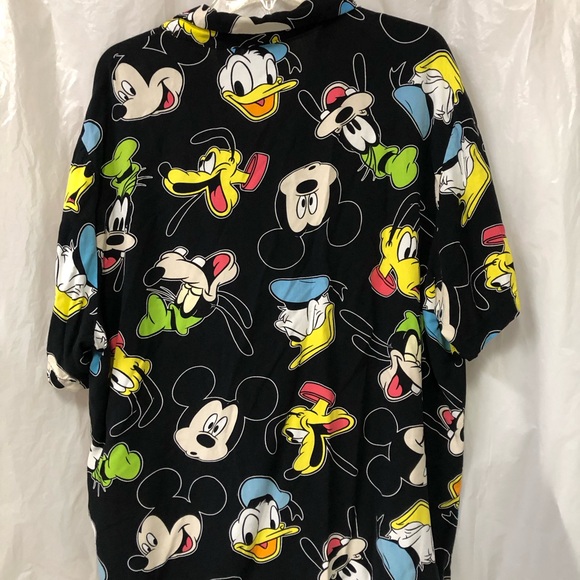 Disney Men's Black Shirt with Cartoon Characters - Picture 6 of 6